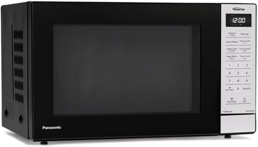 Restored Panasonic NN-SN68QB 1.2 cu. ft. 1250W Inverter Microwave, Black (Refurbished)
