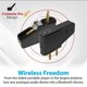 thumbnail image 4 of Adaptador de vuelo de avión con Bluetooth 5.3, transmisor A2DP para auriculares inalámbricos con cancelación de ruido Aonic 40 50, 4 of 5