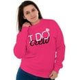 thumbnail image 4 of I Do Crew Funny Bachelorette Party Women Crewneck Sweatshirt Brisco Brands S, 4 of 6