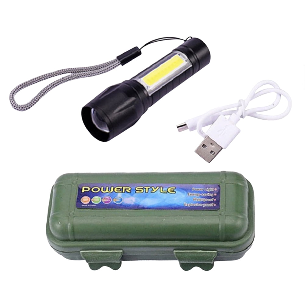 LED réglable Zoom 3000lm MINI USB rechargeable lampe torche portable -  Torches - Achat & prix