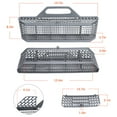 thumbnail image 3 of Dishwasher Cutlery Silverware Basket, Efficient Washing Dishwasher Storage Basket Universal Different Sized Holes for GE WD28X10128, 3 of 7