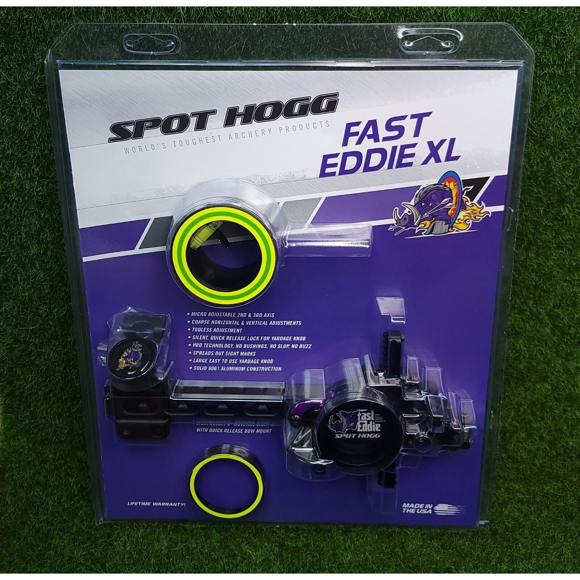 Spot-Hogg Fast Eddie XL Sight Double Pin .010 Right Hand Black