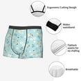 thumbnail image 3 of Xecao Bee Flower Print Men's Underwear Boxer Briefs Pack - Your ComfortSoft, Moisture-Wicking, and Breathable Choice for Men's Underwear-Large, 3 of 5