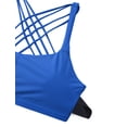 thumbnail image 4 of Sostén Deportivo CRZ YOGA Sin Aros con Tirantes y Relleno Azul Talle S, 4 of 4