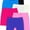 6 Pack: Assorted, variant on ToBeInStyle Girls' Pack of 6 Seamless Layering Under Skirt Modesty Shorts - Large
