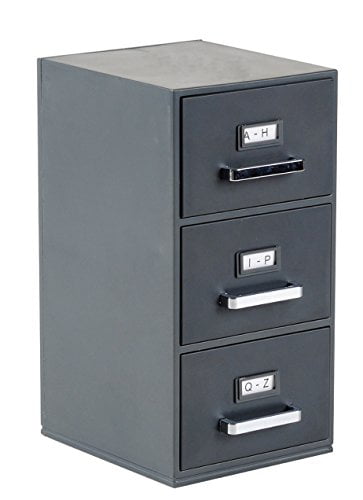 Mini File Cabinet Business Card Holder 3 Drawer Walmart Com Walmart Com
