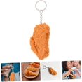 thumbnail image 4 of HAHDAXIA 2pcs Chicken Leg Chicken Wing Pendant Key Rings for Car Keys Realistic Fried Chicken Key Ring Food, 4 of 7
