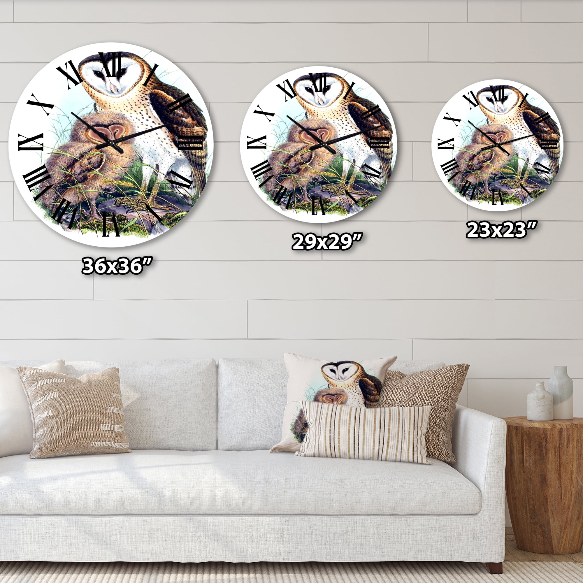 Designart 1 in Traditional Wall Clock
