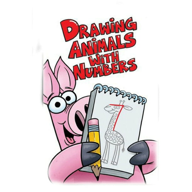 Drawing Animals With Numbers Learn To Draw And Color With This 28 Page Book Size 6 9 Paperback Walmart Com Walmart Com