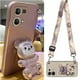 thumbnail image 2 of Quicksand Bear Holder Lanyard Phone Case For Oppo Reno9 Reno 7 8 9 Pro Plus 8T 4G 5G 5F 2 2Z 2F 3 5Lite 6Z 7SE Strap Stand Cover, 2 of 5