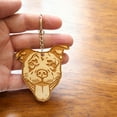 thumbnail image 2 of Keychain - Pit Bull - Birch wood, 2 of 2