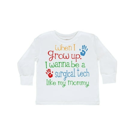 

Inktastic Surgical Tech like Mommy Gift Toddler Boy or Toddler Girl Long Sleeve T-Shirt