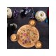 thumbnail image 4 of Buffet Candelabro Lámpara Tarot Candelabro Durable Único Vela Bandeja Candelabro Soporte Decoración para Baño Paredes Sala, 4 of 5