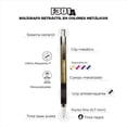 thumbnail image 2 of Zebra Bolígrafo Retráctil F-301 A Tinta Base Aceite Negra Punto 0.7 mm Caja con 6 Piezas Exterior Uva, 2 of 5