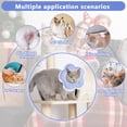 thumbnail image 5 of Minzimin 1Pack Cat Cone Collar Soft, Waterproof Cats Cones to Stop Licking After， Adjustable Soft Elizabeth Cats Collars , Flower Shape Cat Recovery Collar, 5 of 8