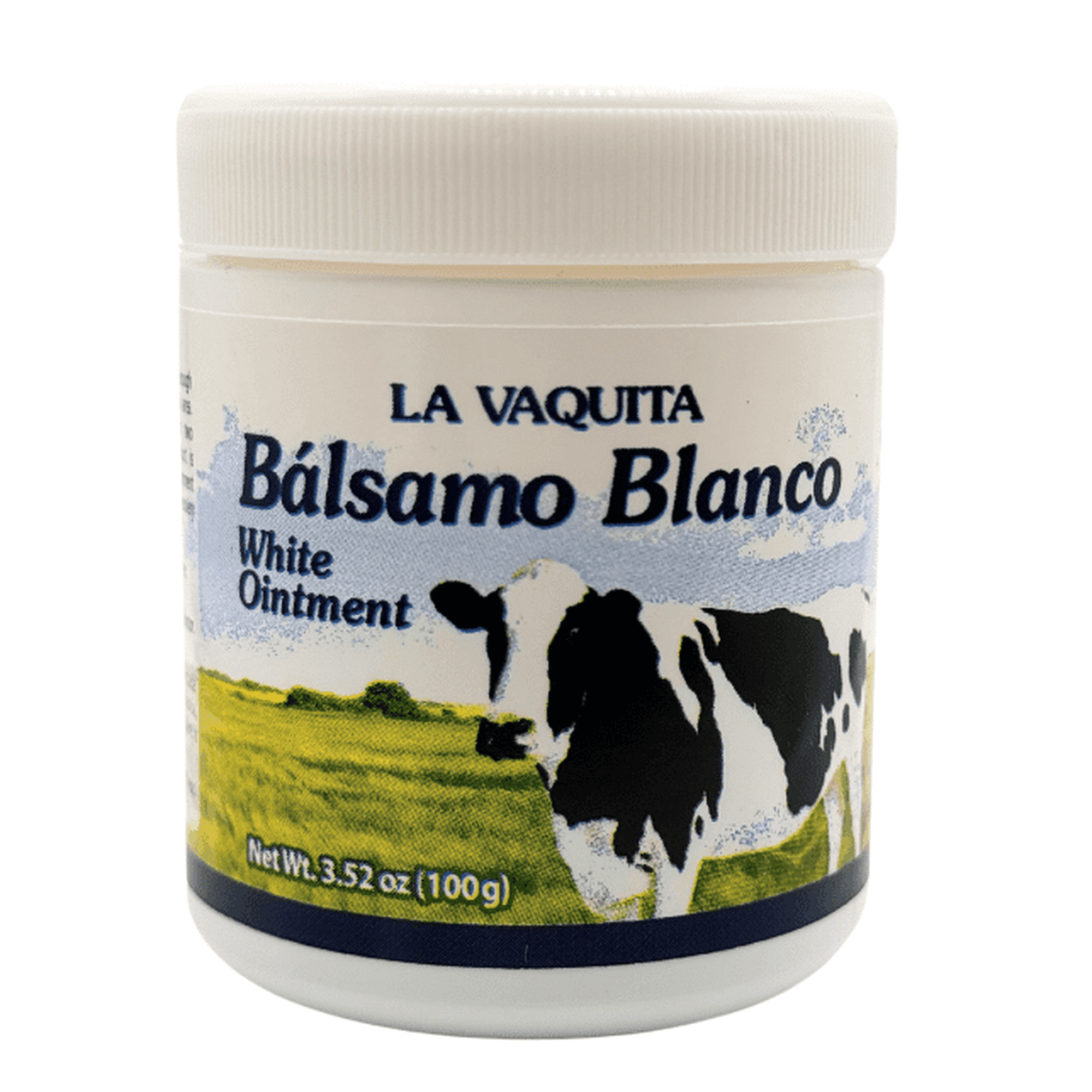 La Vaquita Bálsamo Blanco Ointment 3.52oz (100g)- Fast-Acting Relief for Muscles & Joints - Soothing Balm with Menthol, Camphor, and Eucalyptus Oil