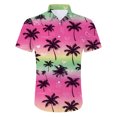 thumbnail image 4 of Polo Shirts for Men Tissue Tees Casual Short Sleeve Tops Men 7 Sleeve T Shirt Pack Long Pullover Stretch T Shirt Outdoor Slipper Slipper 5 Short Sports Shirts 3D Printed Men's Pink 3XL, 4 of 4
