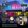 thumbnail image 5 of 20m Led Lights Bluetooth Rgb Lights Led Tape Lights With 44-keys Remote Music Sync Colour Changing Led Mood Strip, 5 of 5