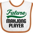 thumbnail image 3 of Inktastic Future Mahjong Player Boys Baby Bib, 3 of 4