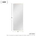 thumbnail image 2 of NeuType Full Length Mirror Decor Wall Mounted Mirror Floor Mirror Dressing Mirror Make Up Mirror for Bathroom/Bedroom, Living Room, Dining Room, Entry Gold, 44" x 16", 2 of 7
