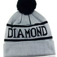 thumbnail image 1 of Winter Men Women Cap Diamond Pattern Gorro Beanies Hats, 1 of 3