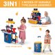 thumbnail image 2 of Banco de herramientas GEIYATOI 3 en 1 para niños con taladro eléctrico de 2 a 6 años, 2 of 7