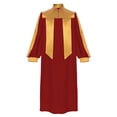 thumbnail image 5 of JOANKDMI Unisex Adult Classic Choir Judge Minister Costume Long Gown Robe with Contrasting Stole for Stage Performance Themed Roleplay Event and Roleplay Suit, 5 of 5