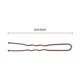 thumbnail image 3 of 300 Bun Hair Bobby Pins U Shaped Pin with Box Hair Grips to Clip Ballet Hair Net for Women 5 CM/2 Inch Brown, 3 of 5