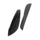 thumbnail image 4 of 4Pcs Universal ABS Carbon Fiber Car Front Bumper Fins Lip Spoiler Canards Trim Kit, 4 of 5
