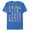 Royal Blue Heather, variant on Men's Nintendo Super Mario Bros Character Guide  Graphic Tee Silver Large