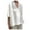 White-42, variant on Mittory Women Lapel V Neck Linen Tops 3/4 Sleeve Spring Blouses Shirts Boho Style Dressy Casual Tunic Ladies Clothing