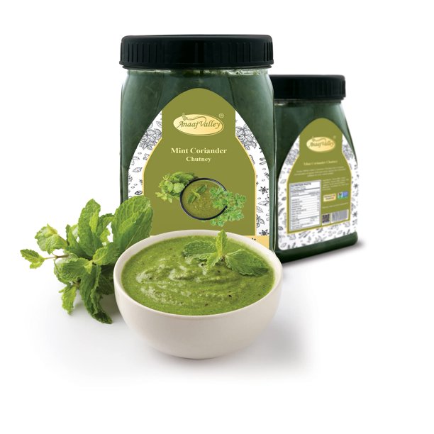 Anaaj Valley Spicy Coriander Mint Chutney Coriander Sauce NonGMO