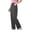 Dark Gray, variant on Plebaso Girls Boys Straight Leg Sweatpants High Elastic Waist Trousers Open Bottom Cotton Pants with Pockets