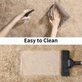 thumbnail image 4 of Camel Large Shaggy Area Rug For Living Room & Bedroom – Stain-Resistant, 4 of 6