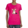 thumbnail image 1 of Little Corgi Let's Party T-Shirt Women -Image by Shutterstock, Female XX-Large, 1 of 4