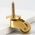thumbnail image 4 of Roulettes en Laiton 360° Silencieuses pour Canapé Meubles Tables Métal Robuste, 4 of 12