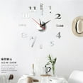 thumbnail image 5 of Big DIY Horloge Murale Analogique 3D avec Surface Miroir, 5 of 5
