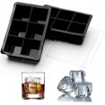 thumbnail image 1 of Set of 2 large silicone ice cube molds - 12 giant ice cubes - Large square ice cube molds, 1 of 4