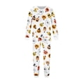 thumbnail image 5 of Halloween Family Pajamas Matching Set - 2 piece Ghost Pumpkin Printed Long Sleeve Top Pants Outfit Set for Halloween Nights for 2XL Pjs, 5 of 5