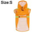 thumbnail image 2 of Chaqueta tipo poncho ligera y transpirable con capucha, banda abdominal ajustable y orificio para cinturón., 2 of 5