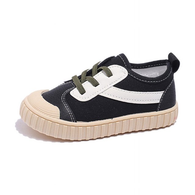 Zapatos de tabla de resorte para niños Tiger Monitor para niños y niñas Baotou Zapatos casuales blancos antipatadas para estudiantes Zapatos de galleta
