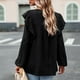 thumbnail image 5 of Ropa de mujer Babydoll Top Blusa de cuello redondo Camisas, Top casual de manga larga con temperamento, S-XL, 5 of 6