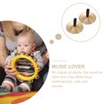 thumbnail image 3 of HOOWIFFY 10pcs Copper Finger Cymbals Durable Percussion Instruments For Easy To Use Sound For Dance And, 3 of 5