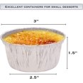 thumbnail image 2 of EcoNesxp Moule en Aluminium Tasse de Cuisson en Aluminium oz, 2 of 4