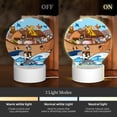 thumbnail image 3 of Naloa Animals on Noah's Ark Floating Acrylic LED Night Light Custom LED Lights Personalized Nightlight Customized Gifts for Family Couples Friends, 3 of 9
