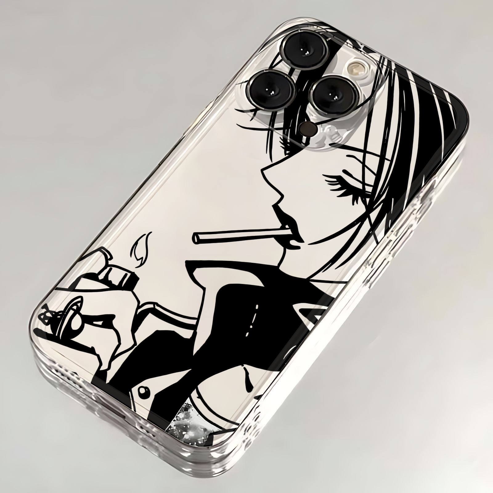 Anime Nana Osaki Line Phone Case For iPhone 16 15 14 13 12 11 Mini