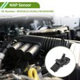 thumbnail image 2 of Sensor de Presión Absoluta del Colector MAP Único para PEUGEOT PARTNER 1.4 1996-2015 No.96393814 1 Pc, 2 of 6