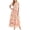 Floral Multi Apricot, variant on PRETTYGARDEN Tulle Floral Dress Women Summer Wedding Guest Spring Short Sleeve Maxi Smocked Flowy Beach Party Dresses