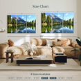 thumbnail image 3 of Elephant Stock Banff National Park Wall Art - Horizontal Multi Panel Canvas - Living Room Wall Decor - Nature Multi Panel - Blue And Green Decor - 57" x 36", 3 of 4