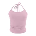 thumbnail image 5 of IMENGL Women's Slim-Fit Camisole Casual Backless Tie Neck Double Lined Basic Summer Outfits 2026 Sleeveless Soft Tank Top for Womens,M-XXL, 5 of 7
